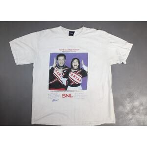 Vintage SNL Will Ferrel East Lake High School Spartans Cheerleaders T-Shirt XL